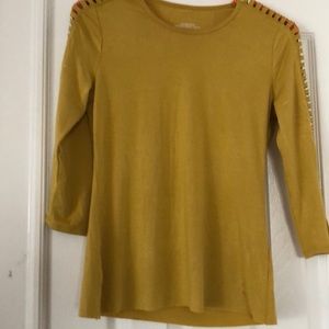 Carmen by Carmen Marc Volvo Dijon color top